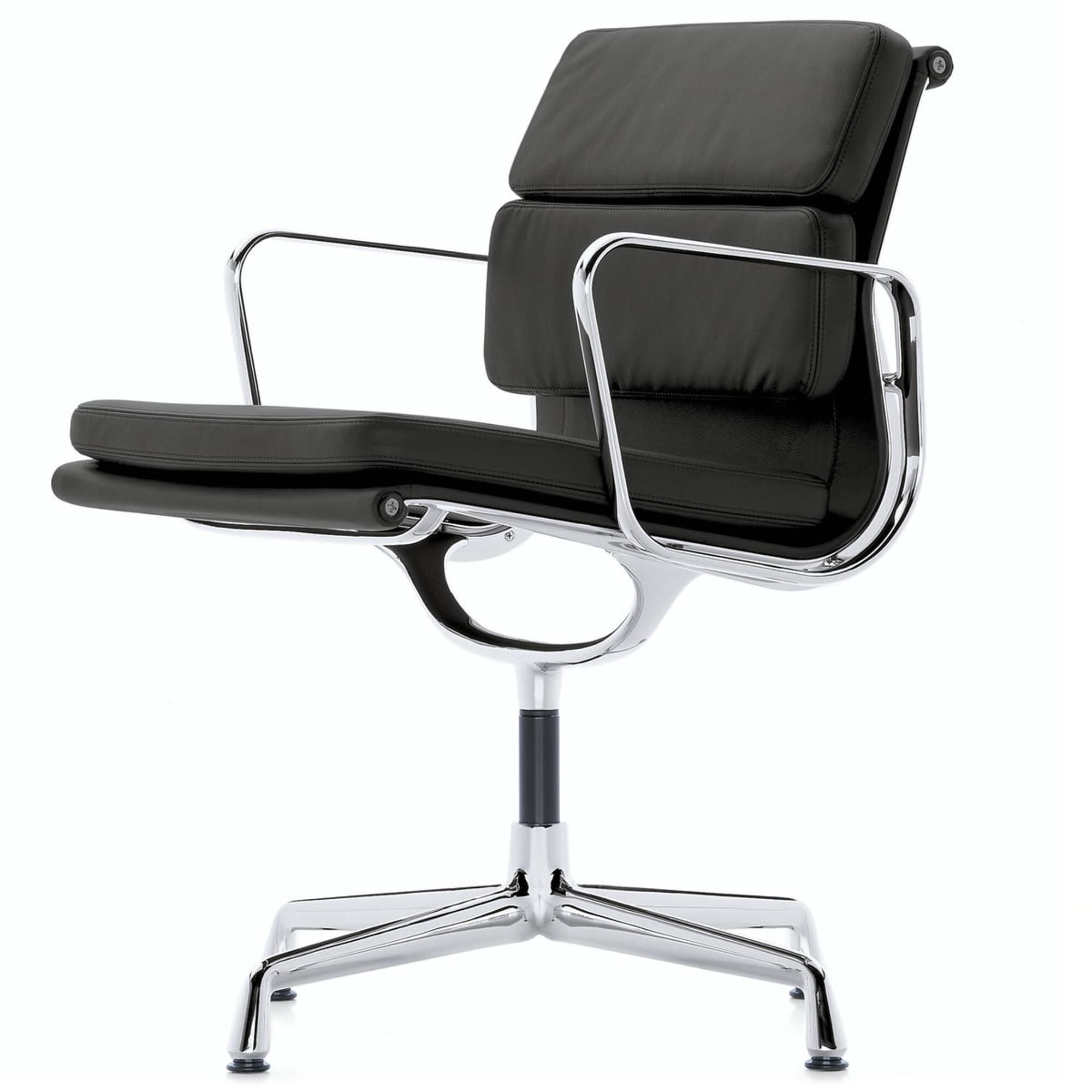Soft Pad EA 208 Kontorstol med Swivel Sort/Krom