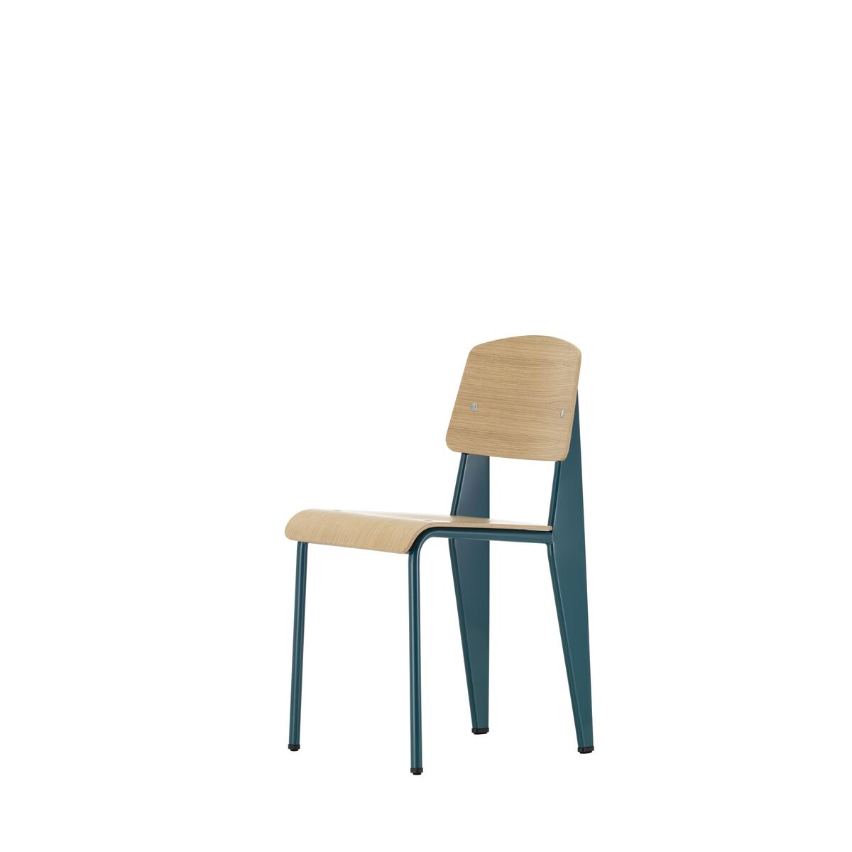 Standard Dining Chair Prouvé Bleu Dynasty/Oak