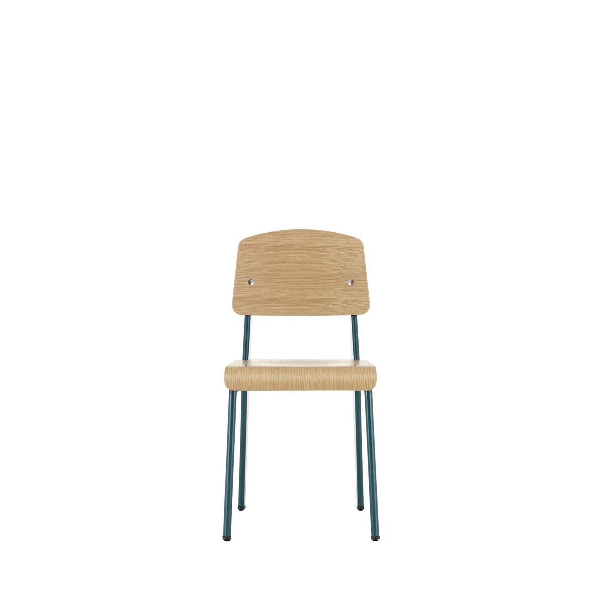 Standard Dining Chair Prouvé Bleu Dynasty/Oak