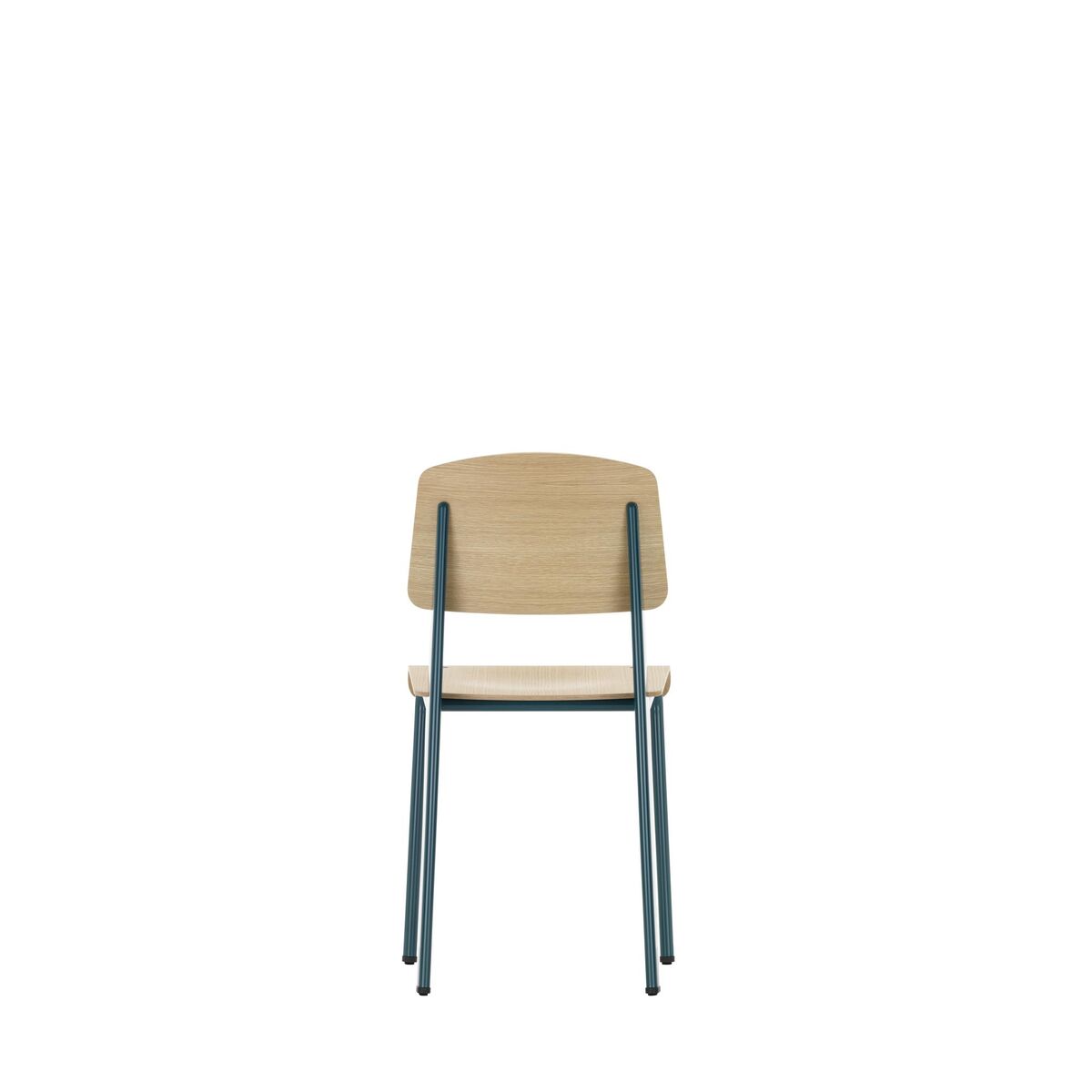 Standard Dining Chair Prouvé Bleu Dynasty/Oak