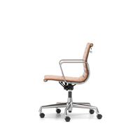 EA 118 Bureaustoel met Draai-/armleuning-/kantelmechanisme Cognac L50 Premium Leder/ Chroom Frame