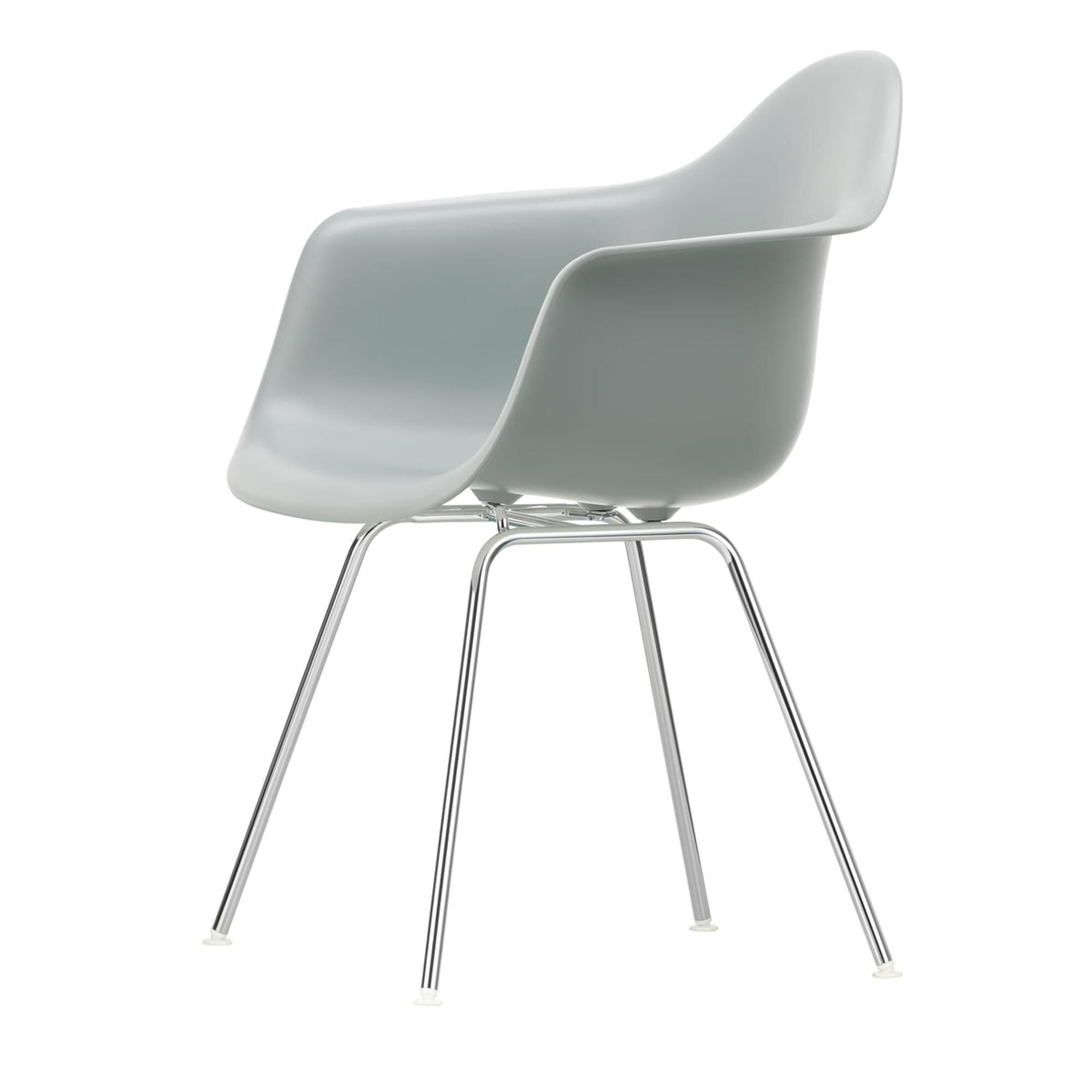 Eames Plast DAX Spisestol med Armlener Lysegrå