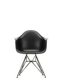 Eames Plastic RE DAR Dining Chair Tiefschwarz/ Schwarz