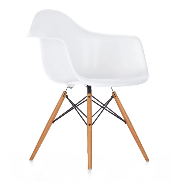 正規品Vitra イームズ DAW ホワイトCharles &Ray Eames Eames Plastic DAW Dining Chair White/ Golden Maple | AndLight