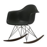 Eames Plastic RAR Armchair Deep Black/ Dark Maple