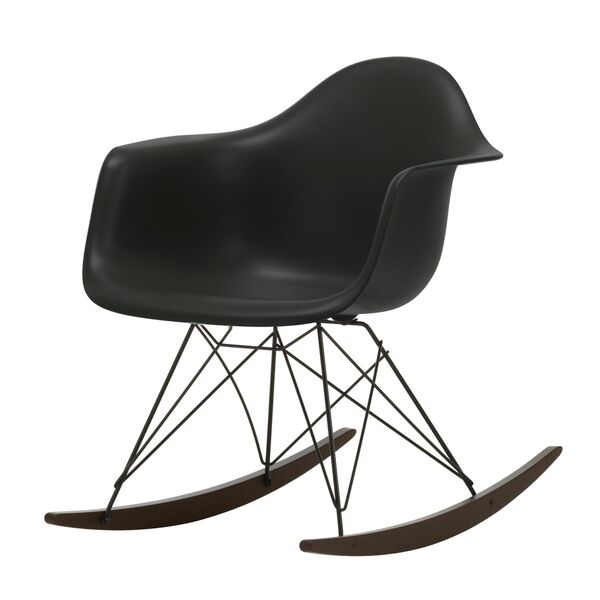 Eames Plastic RAR Armchair Deep Black/ Dark Maple