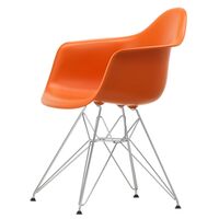 Krzesło do Jadalni Eames Plastic RE DAR Rusty Pomarańczowy/ Chrom