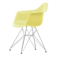 Silla de Comedor Eames Plastic RE DAR Color Limón/ Cromo