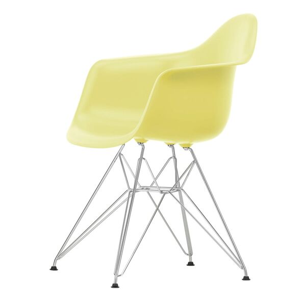 Eames Plastic RE DAR Spisestol Sitron/ Krom