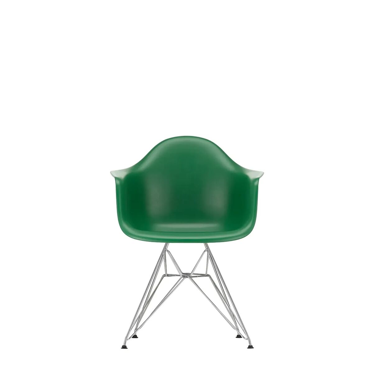Chaise de Salle à Manger Eames Plastic RE DAR Émeraude/ Chrome
