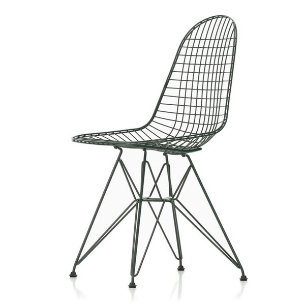 Sedia da Pranzo Wire DKR Verde Scuro