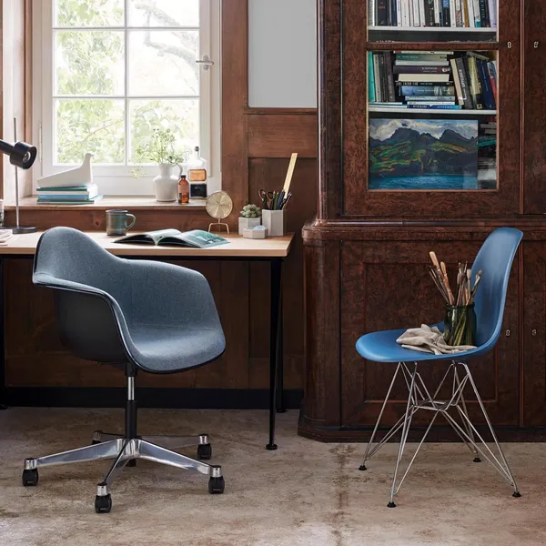 Eames Plastic RE DSR Dining Chair Mustard/Lemon
