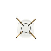 Eames Plastic DSW Dining Chair White/ Golden Maple