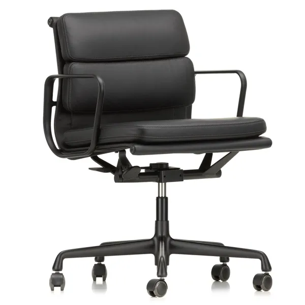 Soft Pad EA 217 Office Chair With Swivel & Armrest Nero