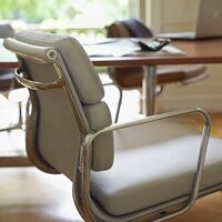 Soft Pad EA 217 Office Chair With Swivel & Armrest Nero