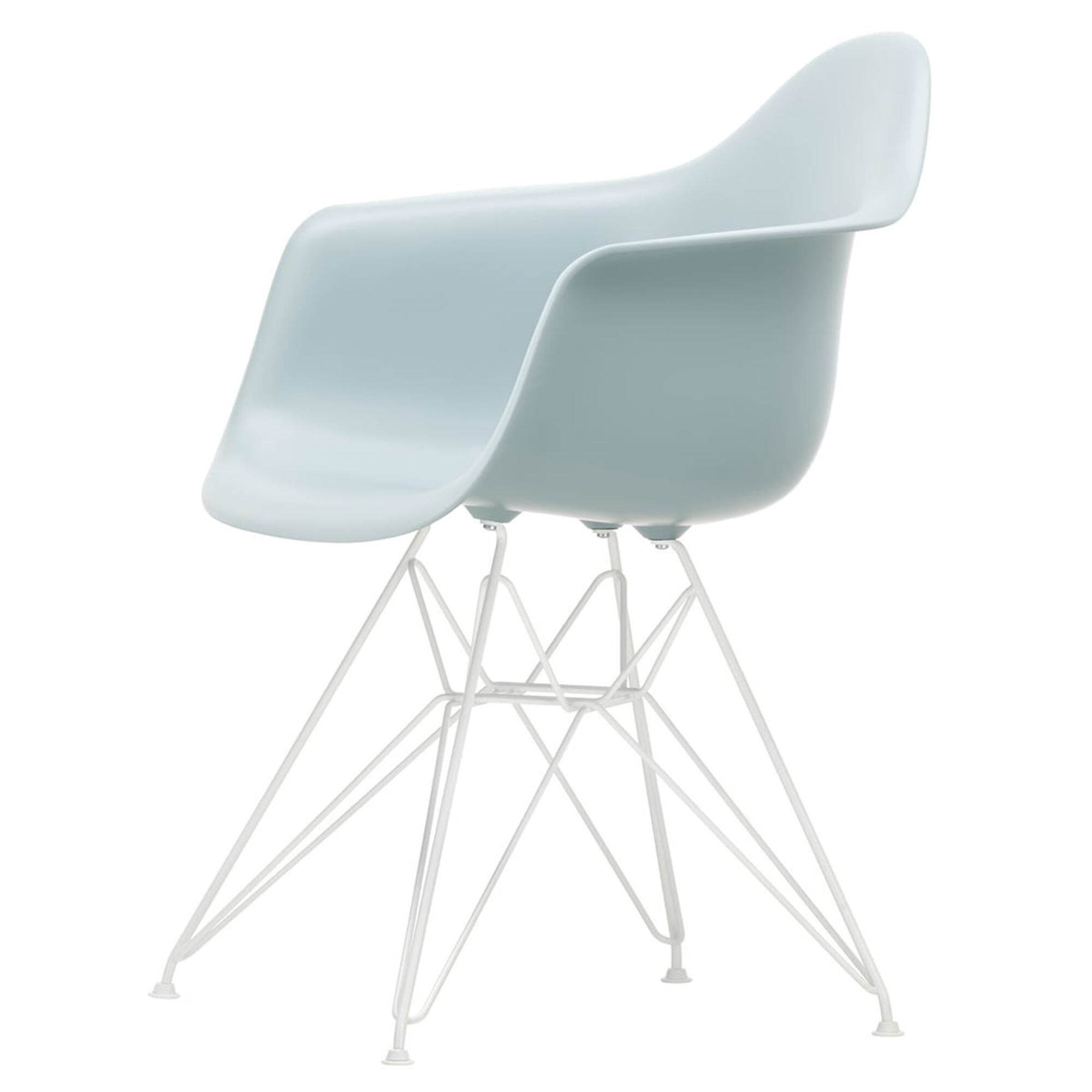 Eames Plastic RE DAR Spisestol Is/Hvit