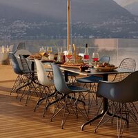 Eames Plastic RE DAR Dining Chair Eis/Weiß