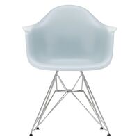 Eames Plastic RE DAR Dining Chair Ice Grey/ Chrome