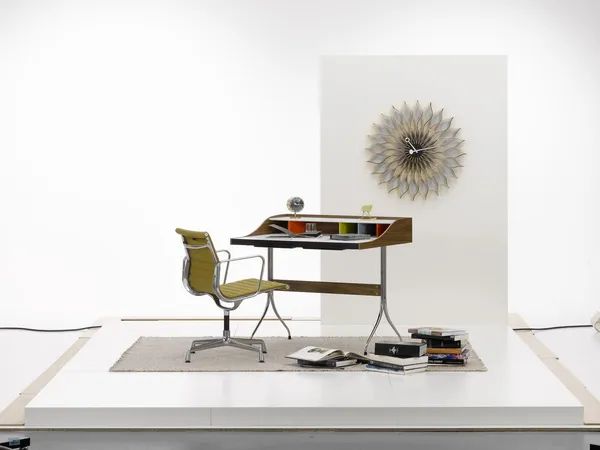 Home Desk Walnut/ Chrome