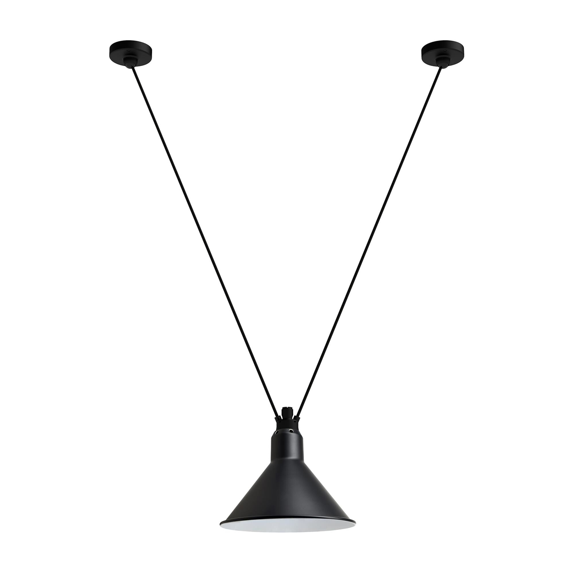 Lampe Gras N323 L Konisk Taklampa Svart