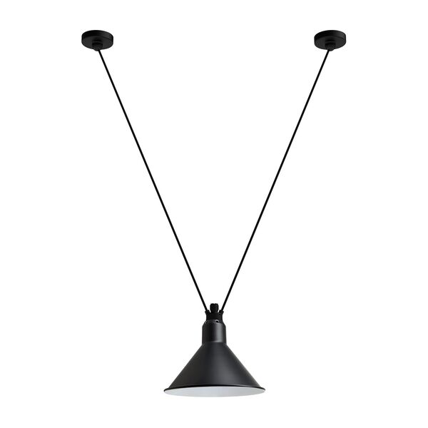 Lampe Gras N323 L Conic Lampadario Nero