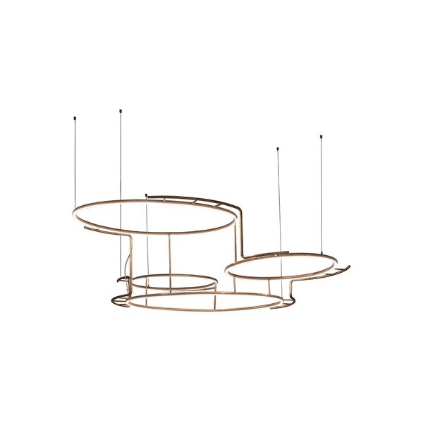 DCWéditions Brosche L Pendelleuchte Messing