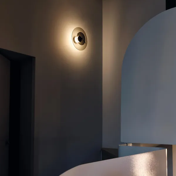 DCW Delumina Vegglampe Sort Ø25