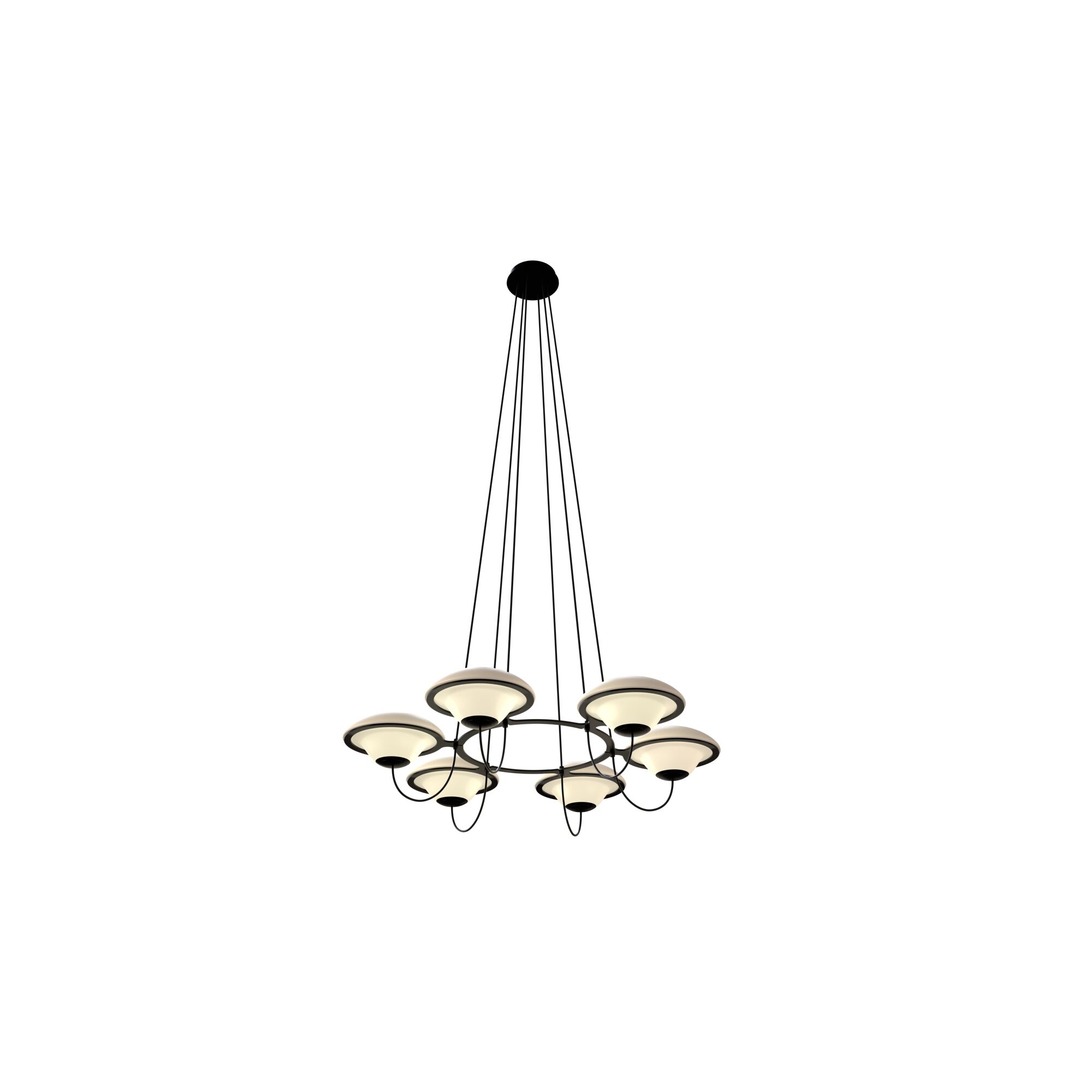 DCW&eacute;ditions In The Air Taklampa X6 Svart