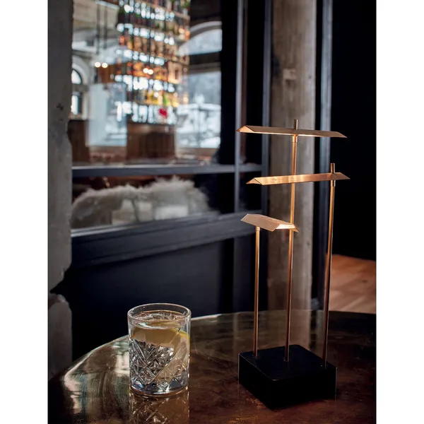 Knokke Lampe Portable Doré