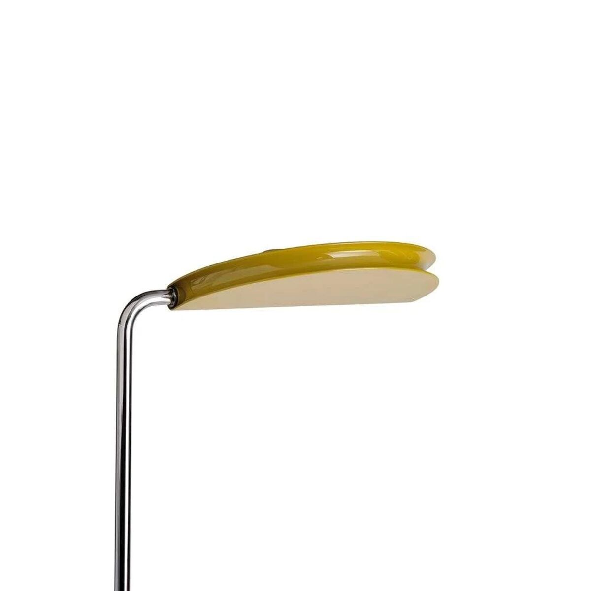 DCWéditions Mezzaluna Stehlampe Chrom/ Gelb
