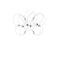 DCWéditions Munari Taklampe X10 Sort