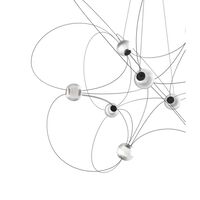 DCWéditions Munari Taklampe X10 Sort