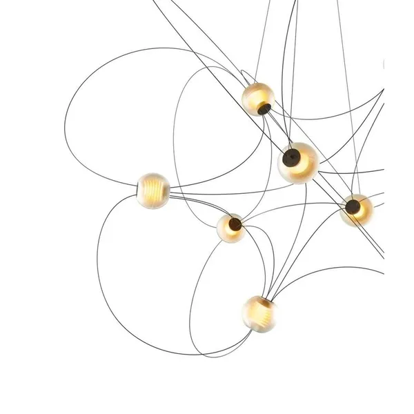 DCWéditions Munari Taklampe X10 Sort