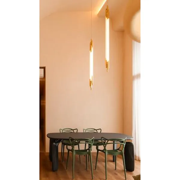DCWéditions ORG Vertical Pendant 2000 Brass/Opal