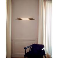 ORG Vegglampe 1050 Messing/Opal