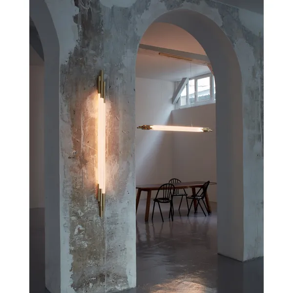 ORG Vegglampe 1050 Messing/Opal