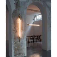 ORG Vegglampe 1050 Messing/Opal