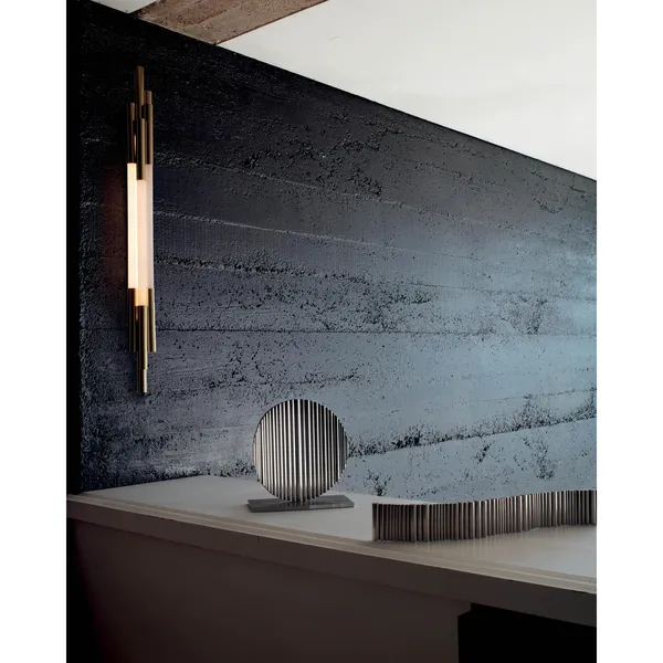 ORG Vegglampe 1050 Messing/Opal
