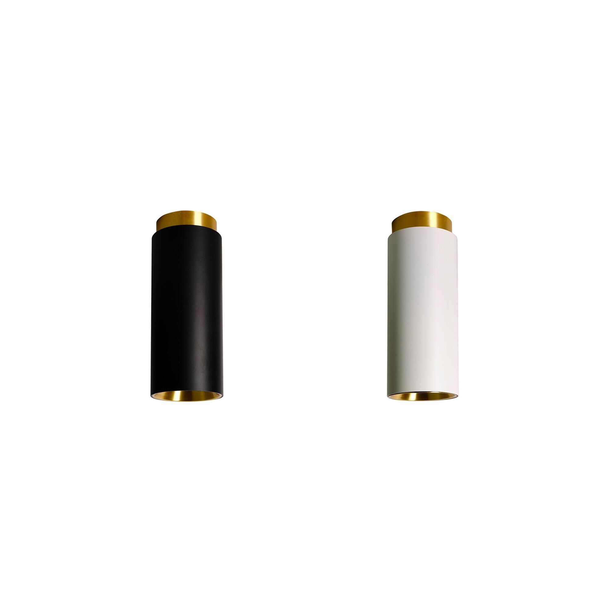 DCW&eacute;ditions Tobo C65 Duo Taklampa Svart/ Vit