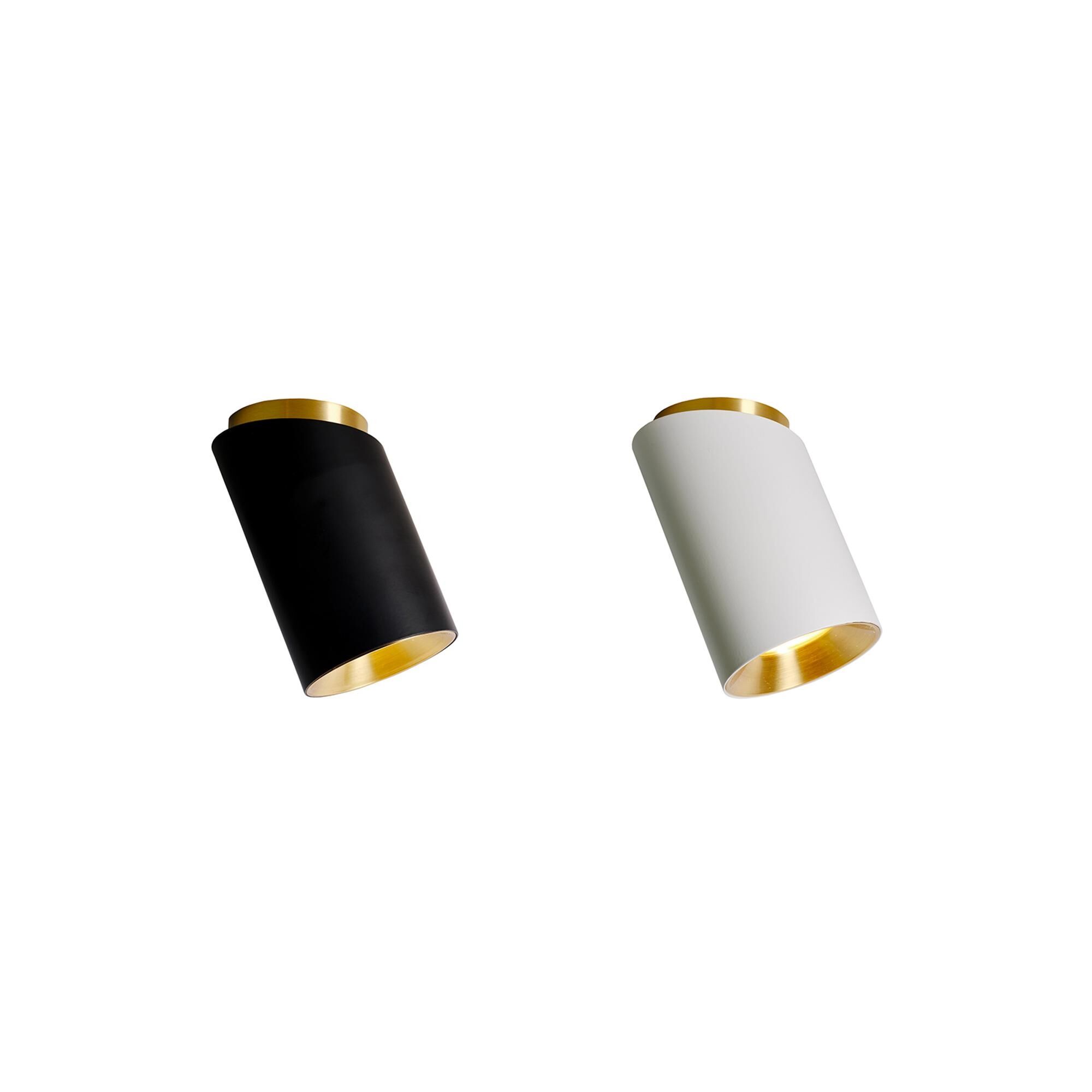 DCW&eacute;ditions Tobo C85 Diag Taklampa Svart/ Vit