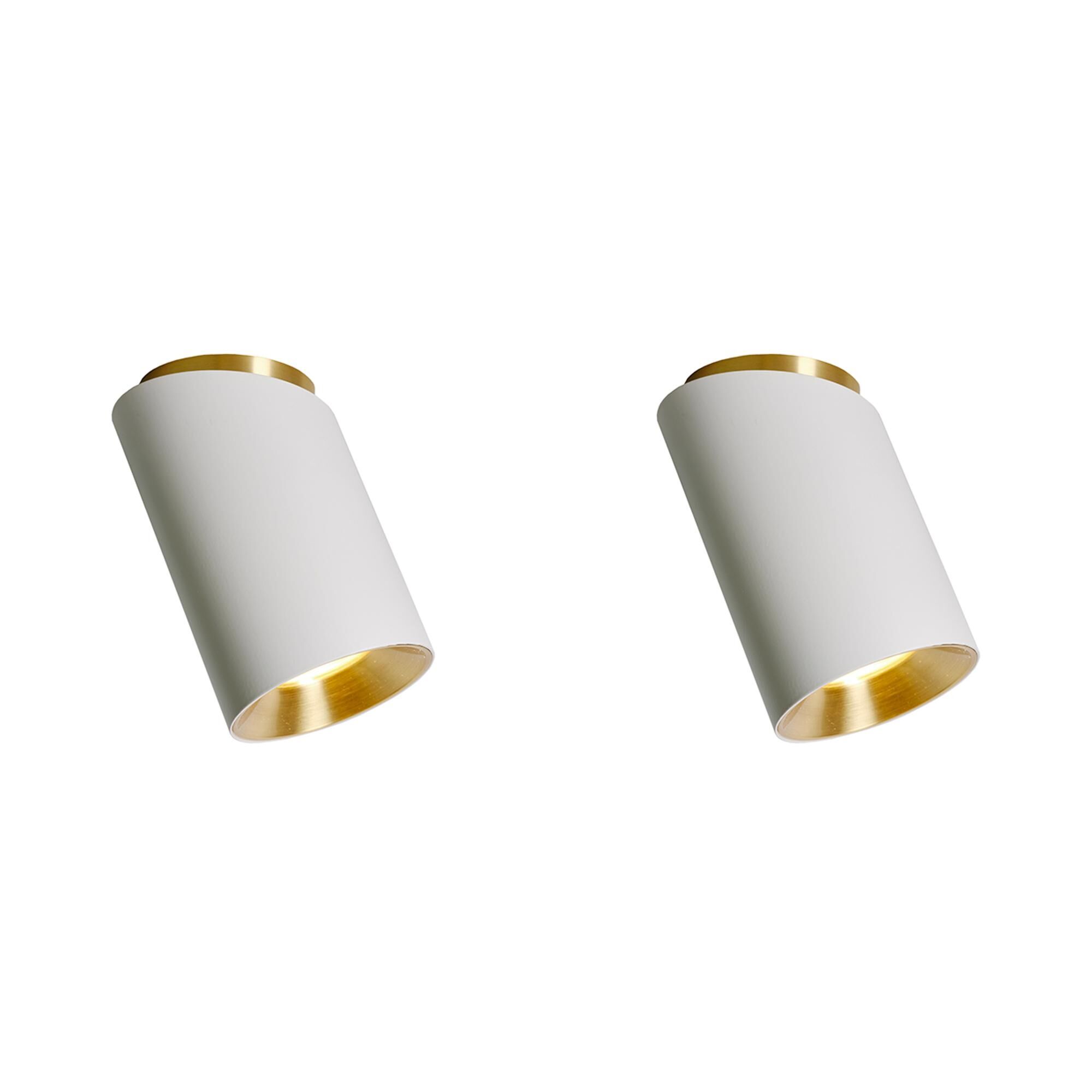 DCW&eacute;ditions Tobo C85 Diag Taklampa Vit