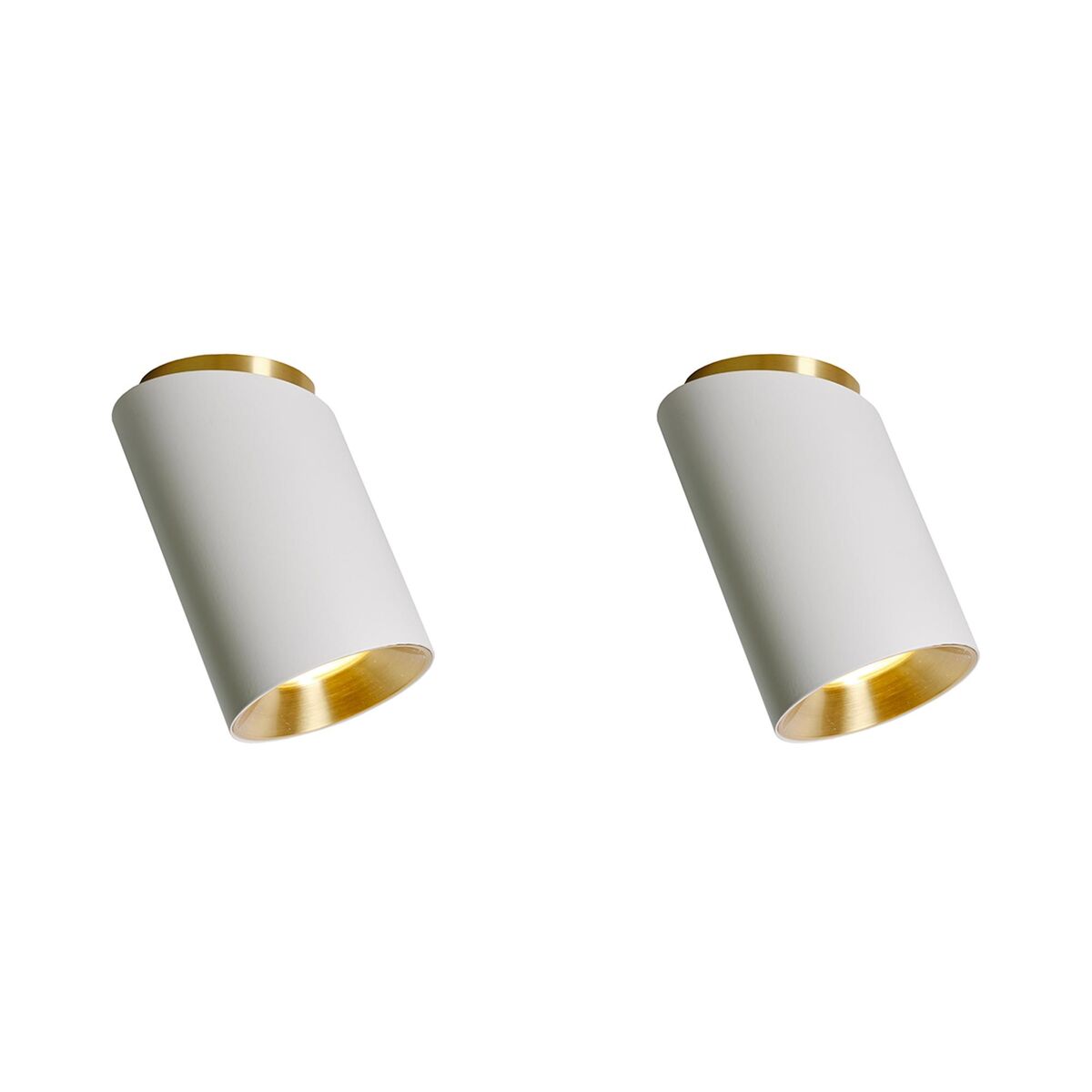 DCWéditions Tobo C85 Diag Plafoniera Bianco