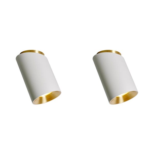 DCWéditions Tobo C85 Diag Ceiling Light White