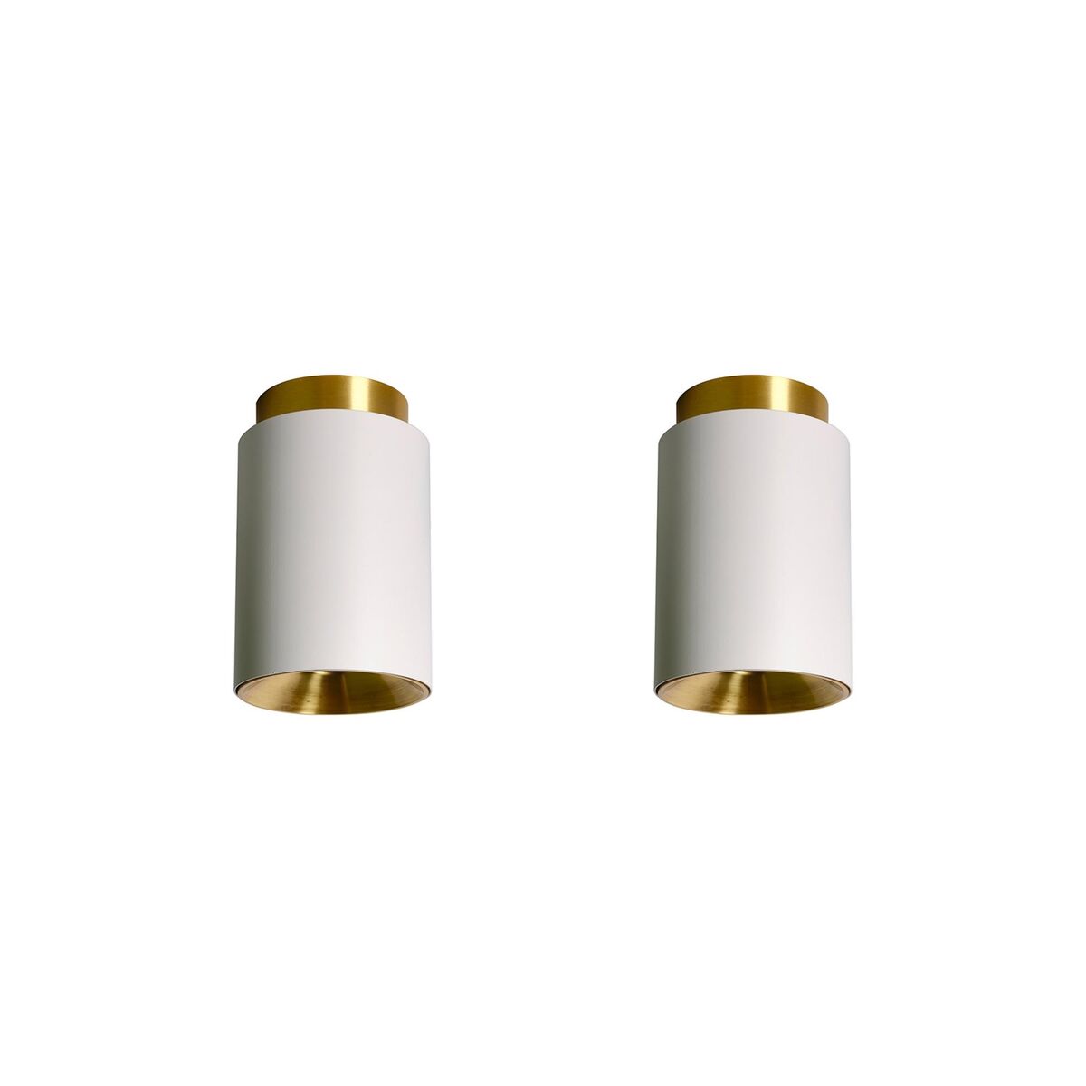 DCWéditions Tobo C85 Duo Plafonnier Blanc
