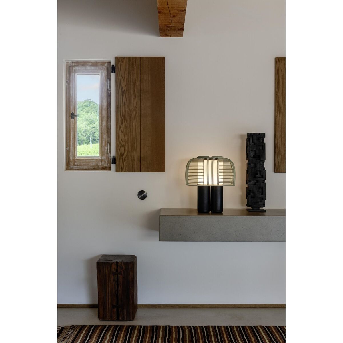 DCWéditions Yasuke Bordlampe Rød/Sort
