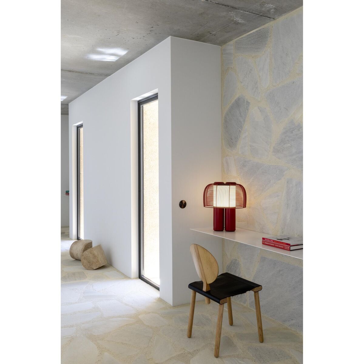 DCWéditions Yasuke Tischlampe Rot