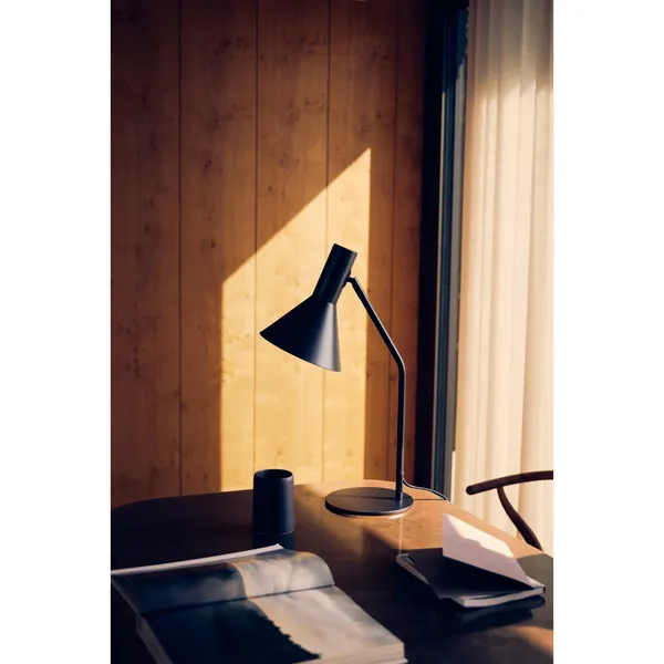 Schwarz Tischlampe Matt
