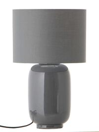 Cadiz Ceramic Table Lamp Cool Grey/Glossy