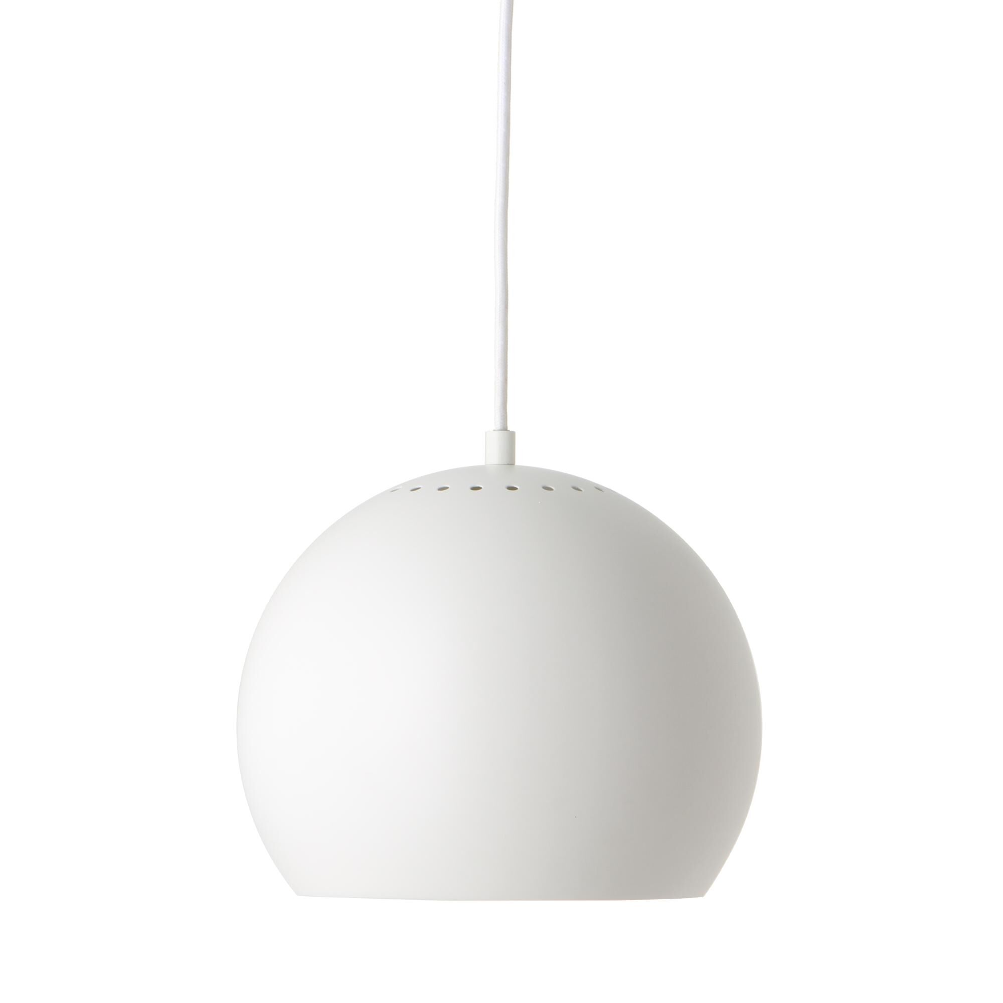 Taklampa &Oslash;25 Matt Vit