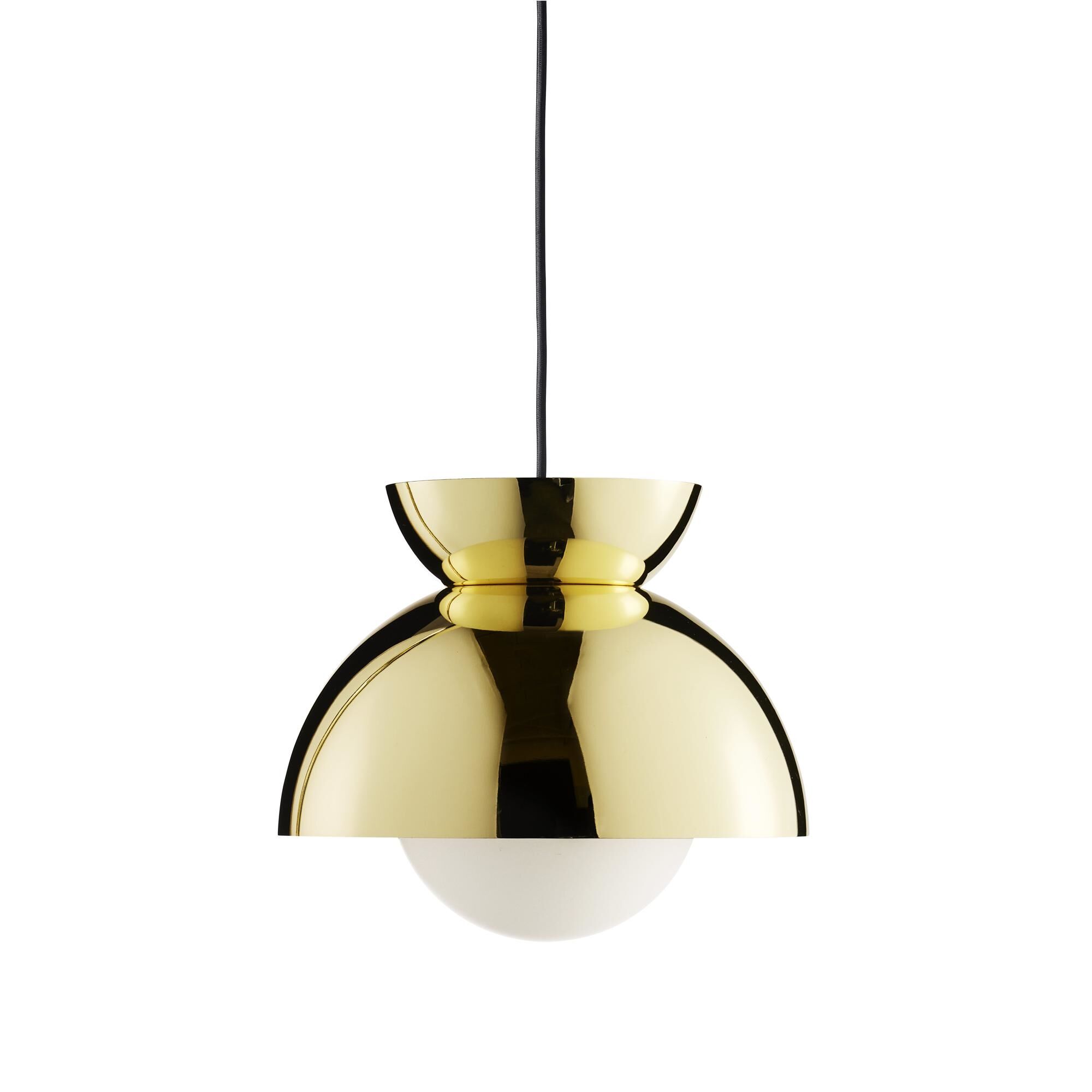 Butterfly Taklampe É21 Messing